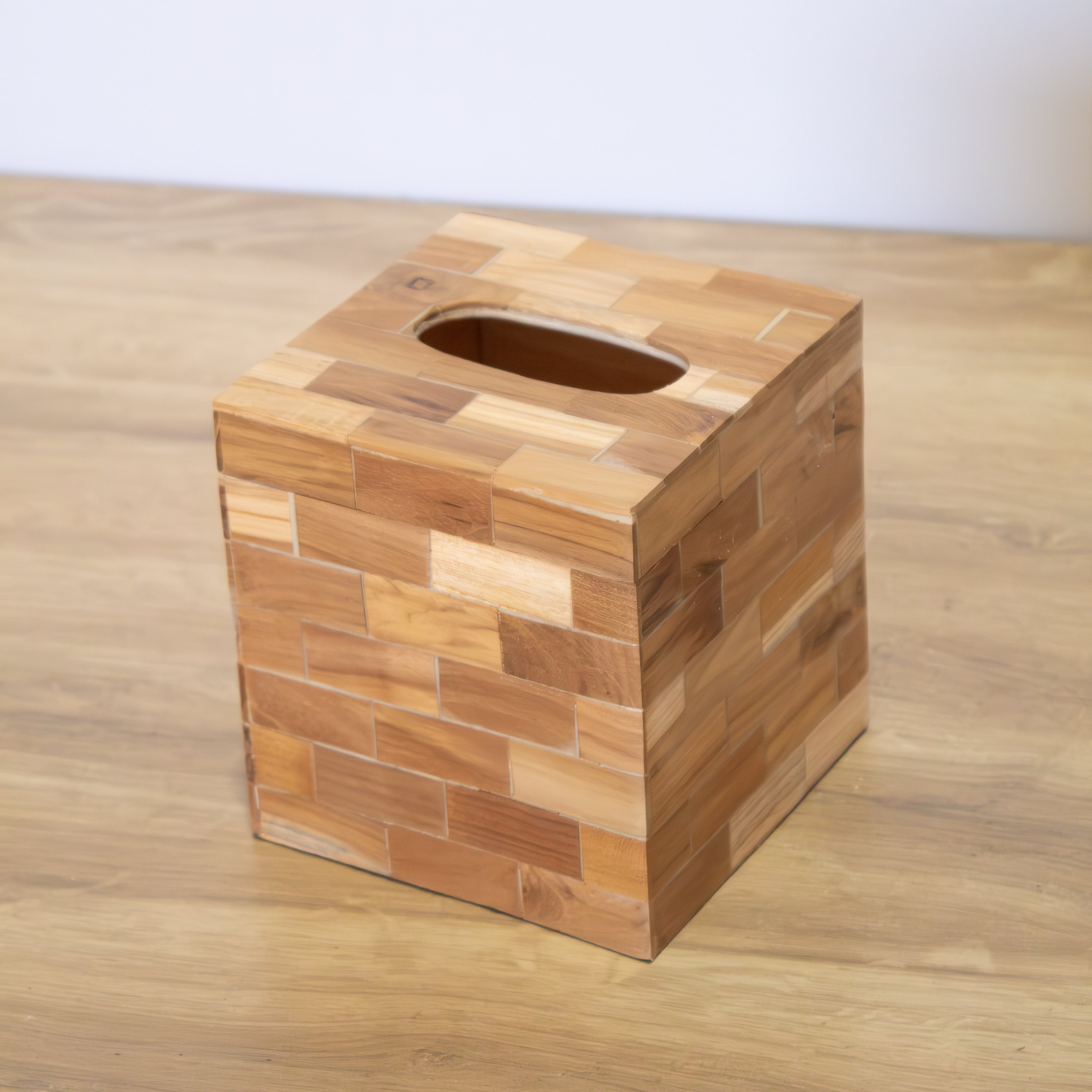 Bamboo Tissue Box Cover