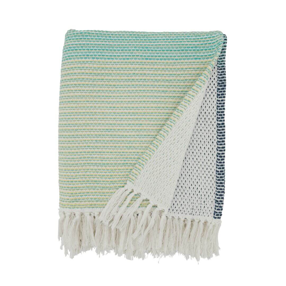 Cotton Color Block Throw - Solange & Frances