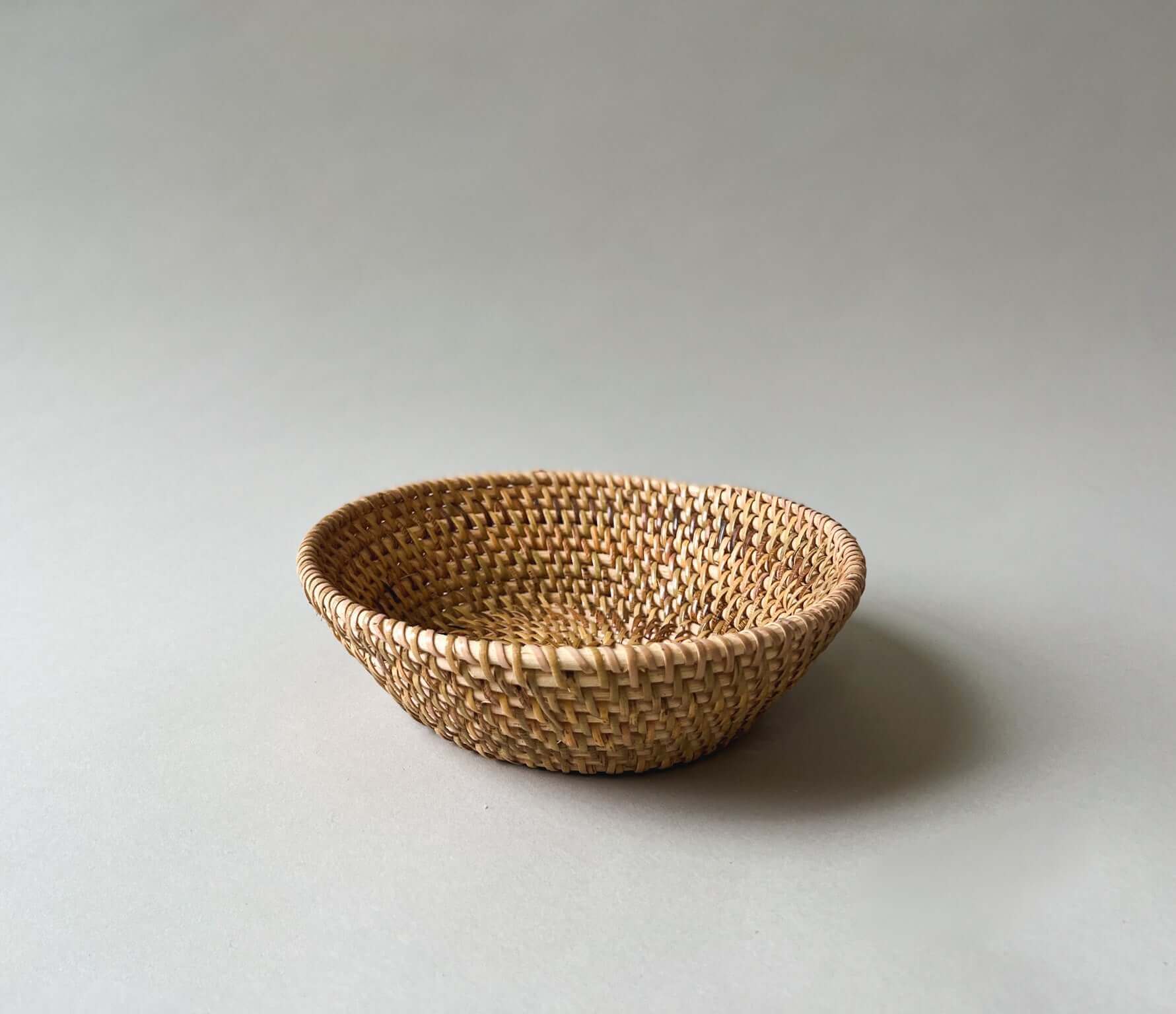 Rattan Round Baskets - Set of 2 - Solange & Frances