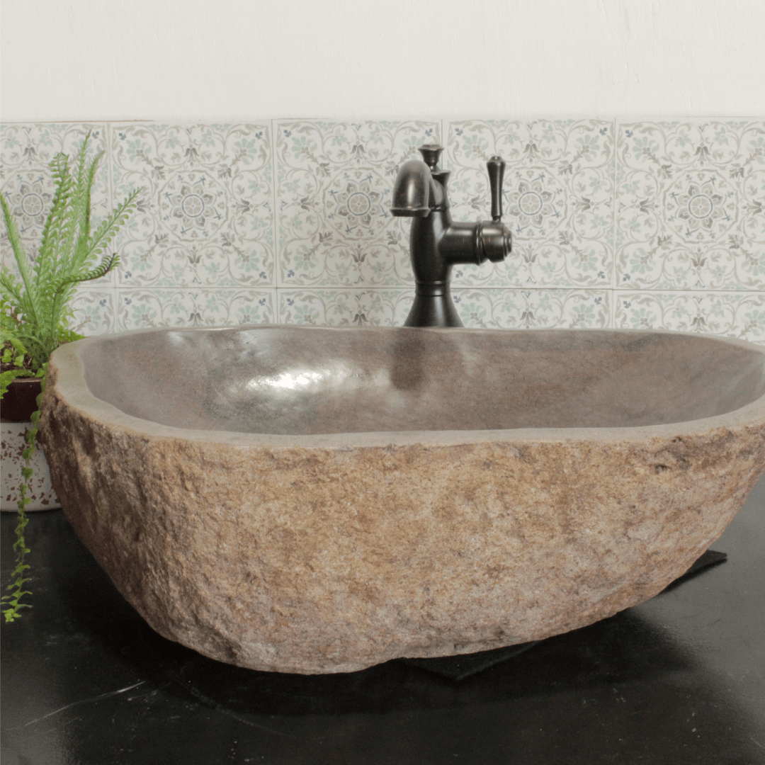 River Rock Vessel Sink - Large - Solange & Frances