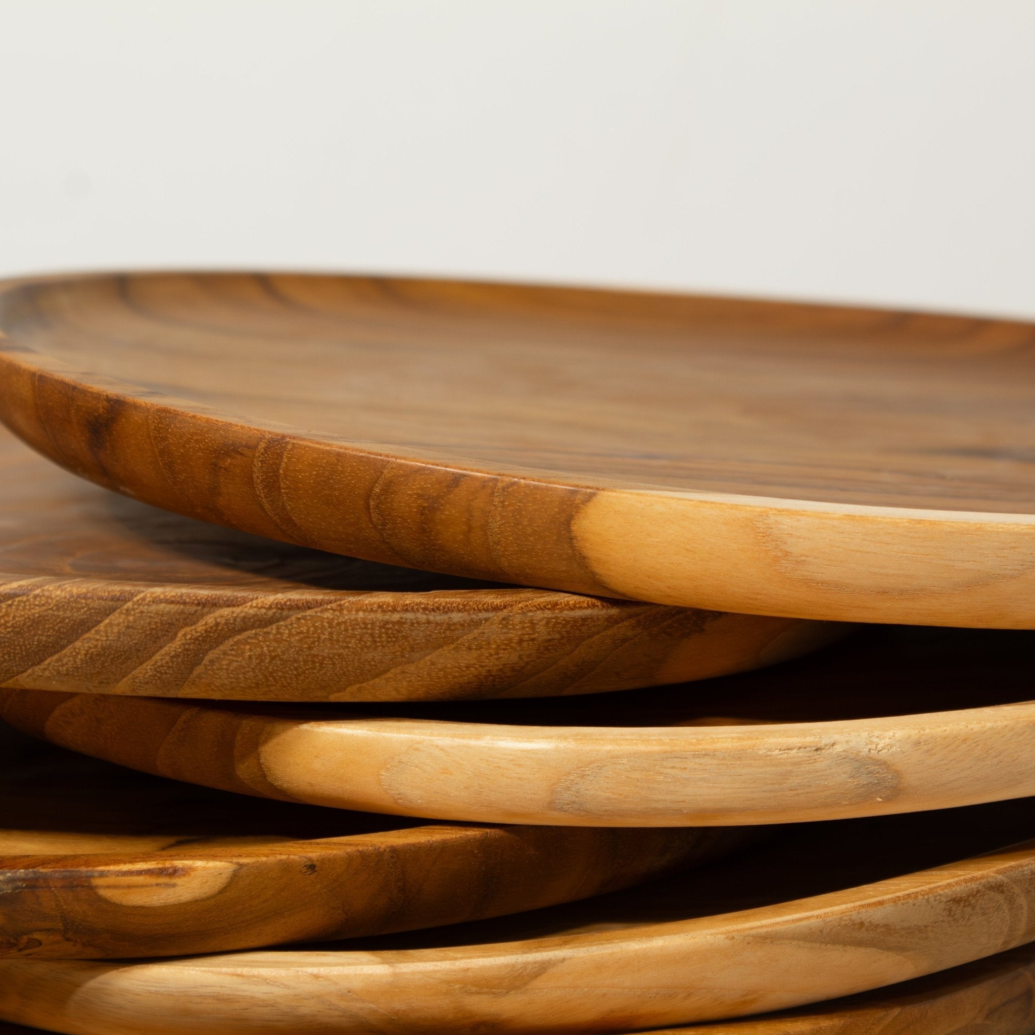 Teak Wood Plate - Large - Solange & Frances