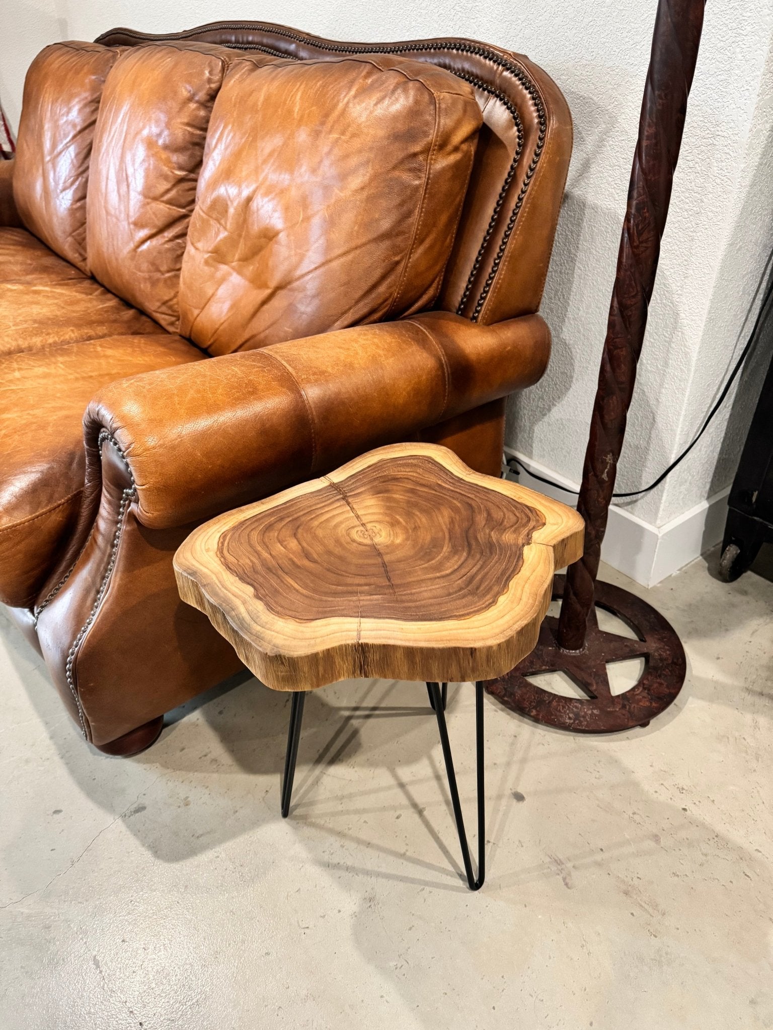 Teak Wood Side Table - Solange & Frances