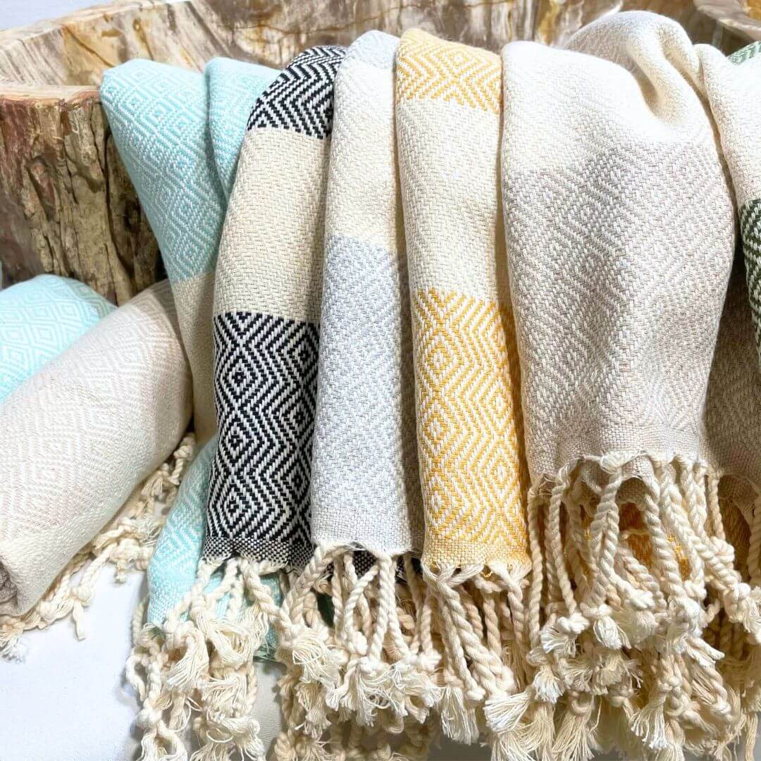 Turkish Cotton Hand & Dish Towel - Solange & Frances