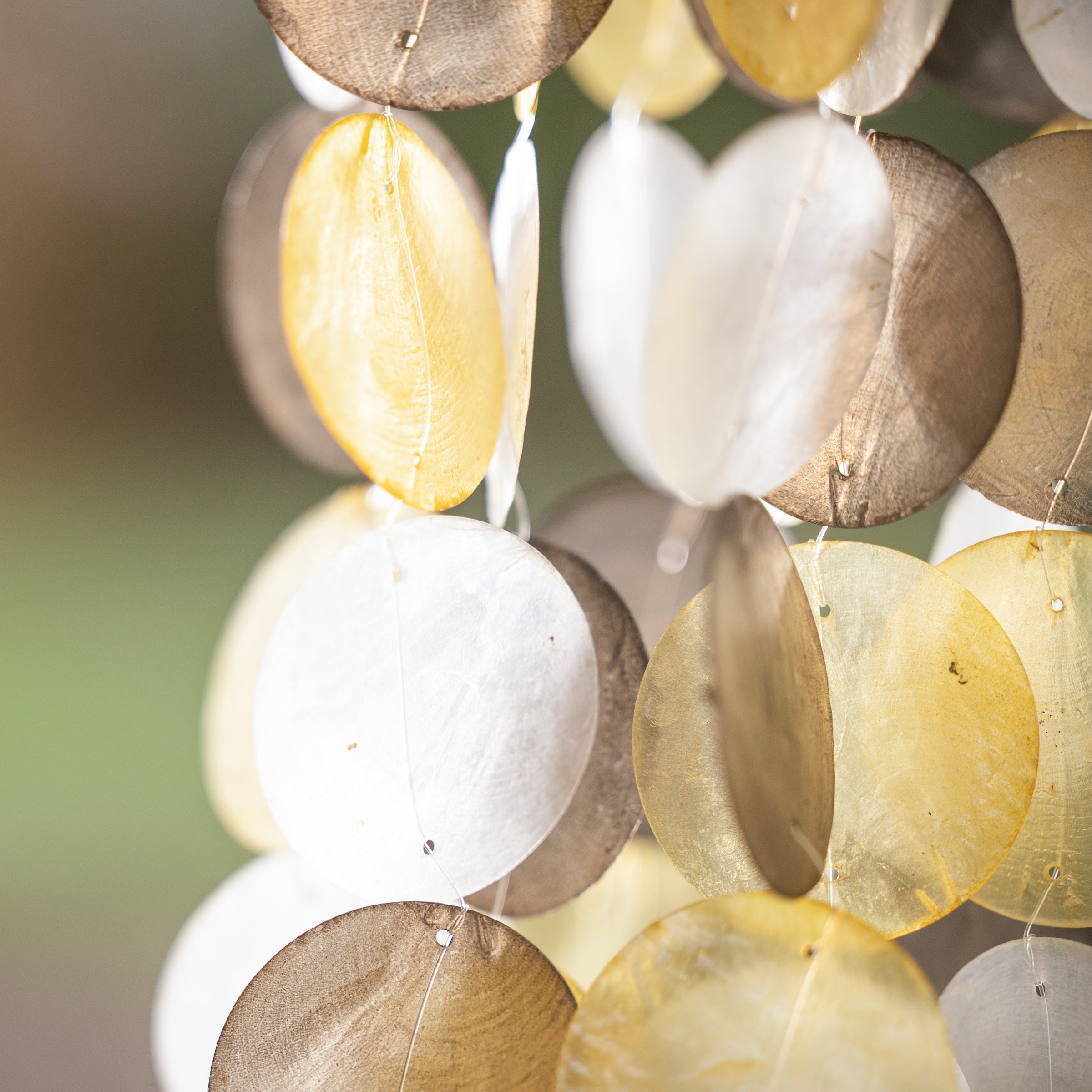 Hope Capiz Shell Windchime - Earth