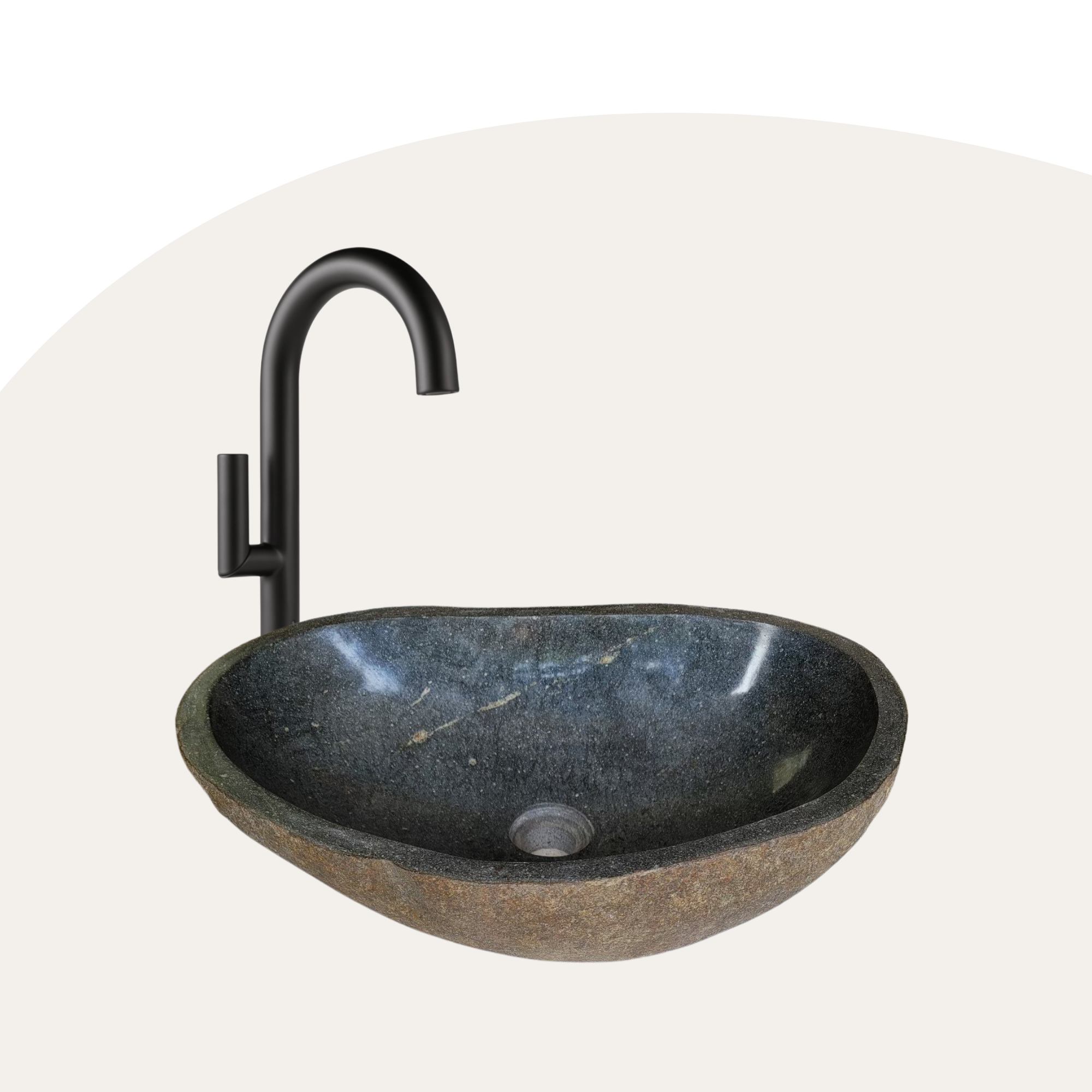 River Rock Vessel Sink - Small