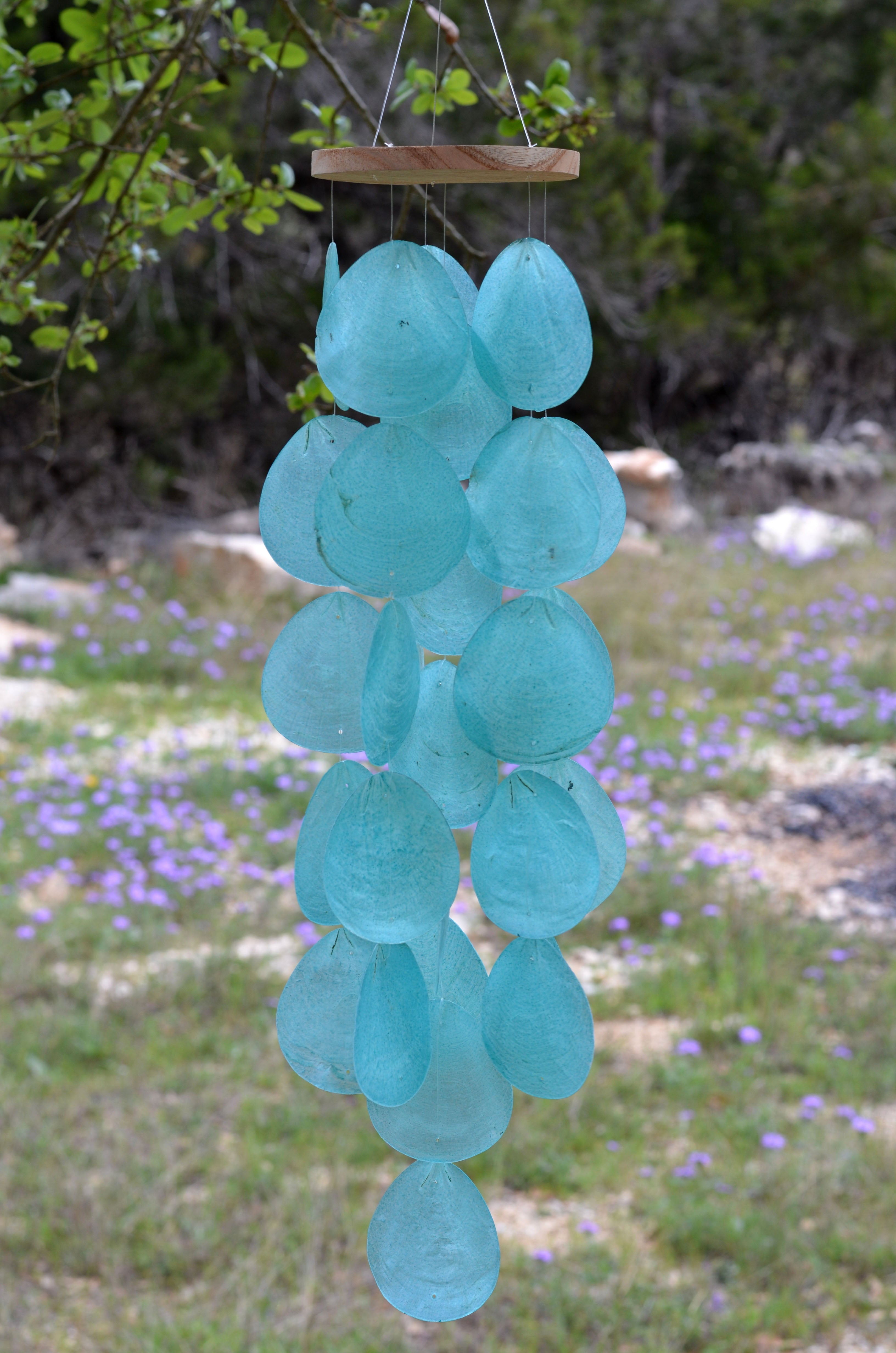 Waterdrop Capiz Shell Windchime