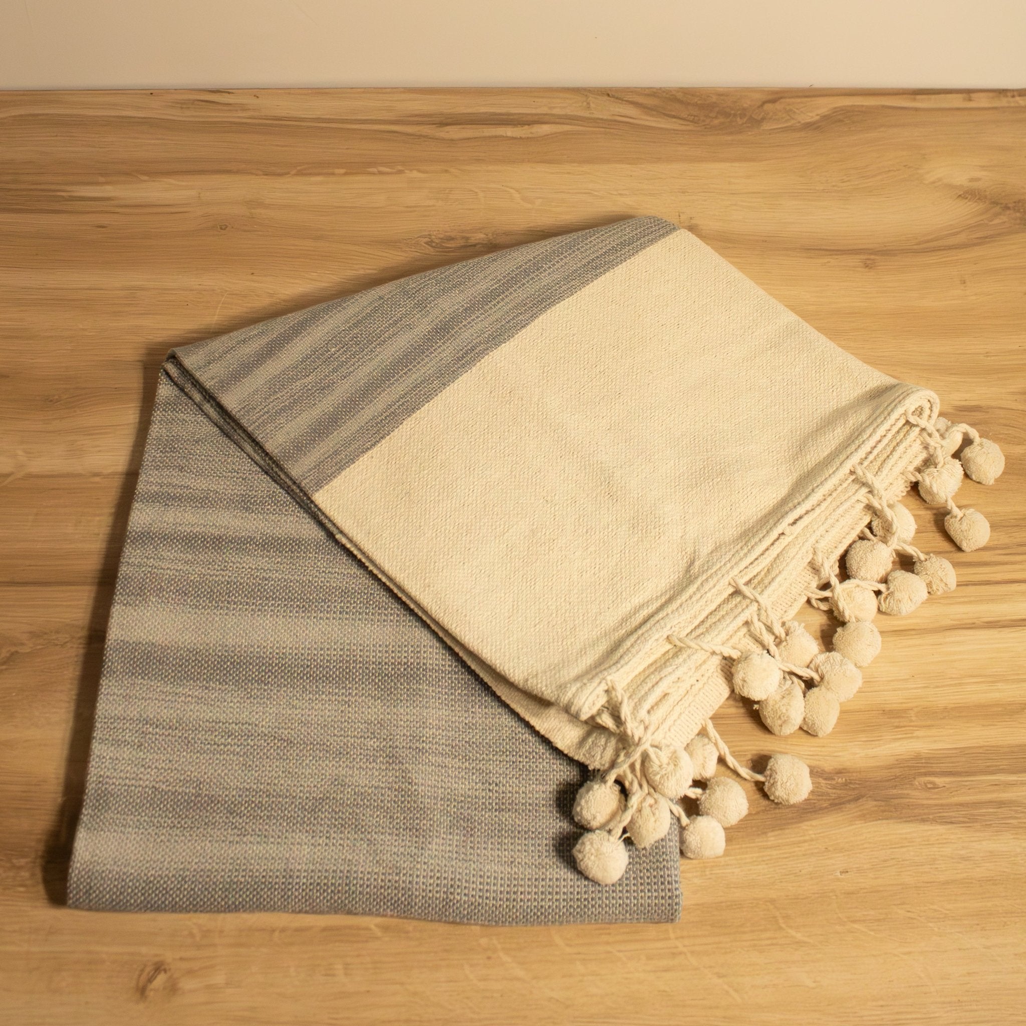 Pom Pom Throw Blanket - Solange & Frances
