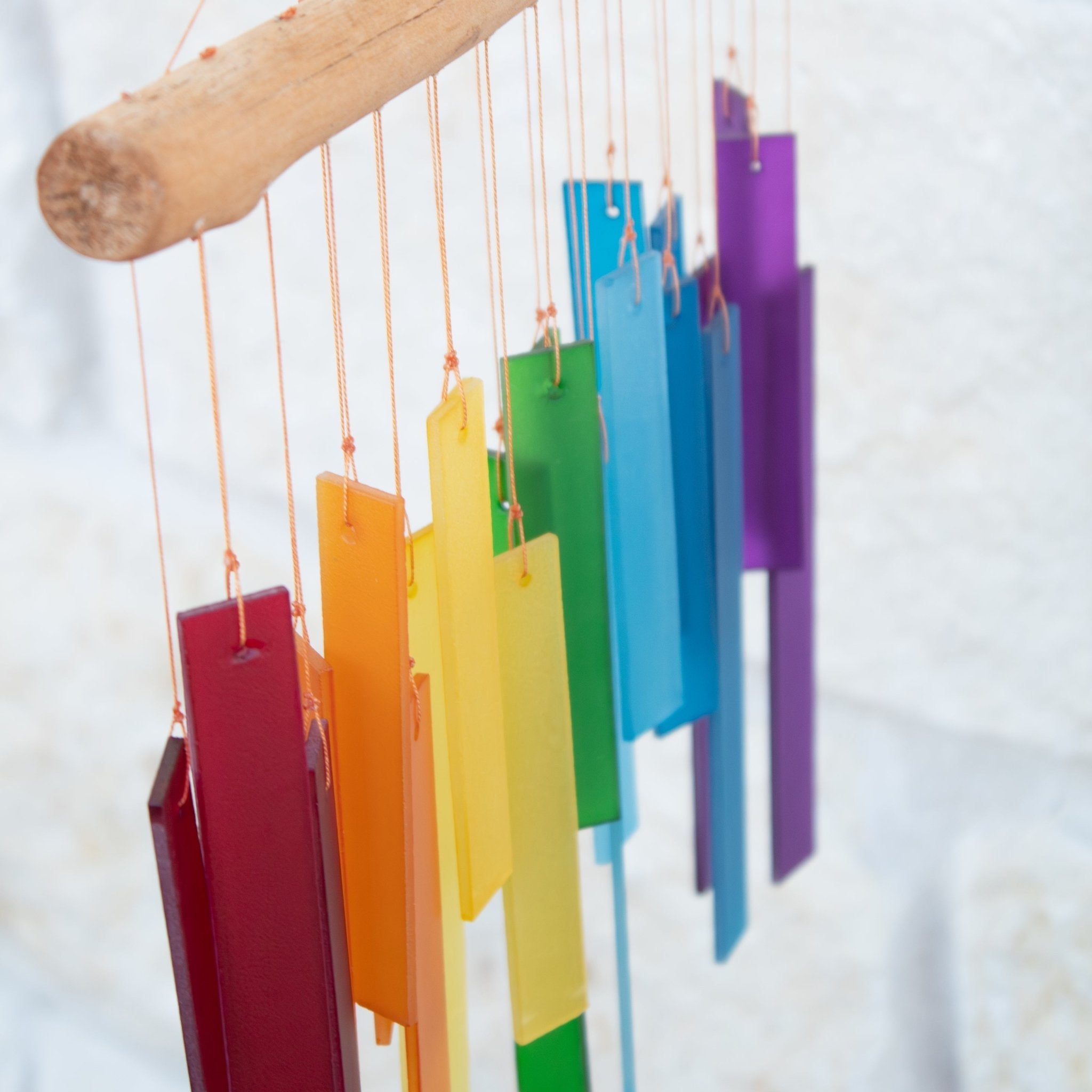 Rainbow Glass Windchime - Solange & Frances