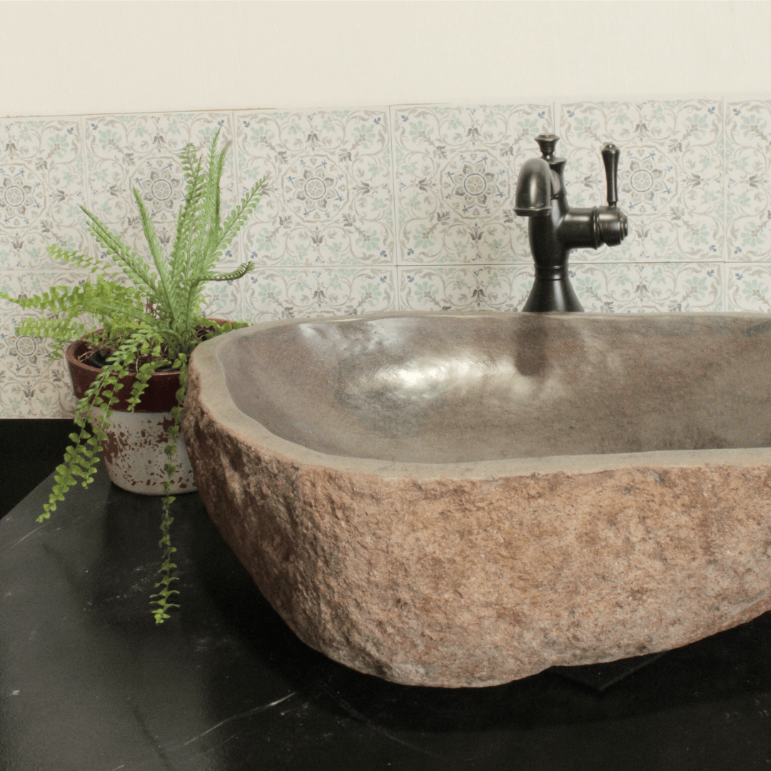 River Rock Vessel Sink - Large - Solange & Frances