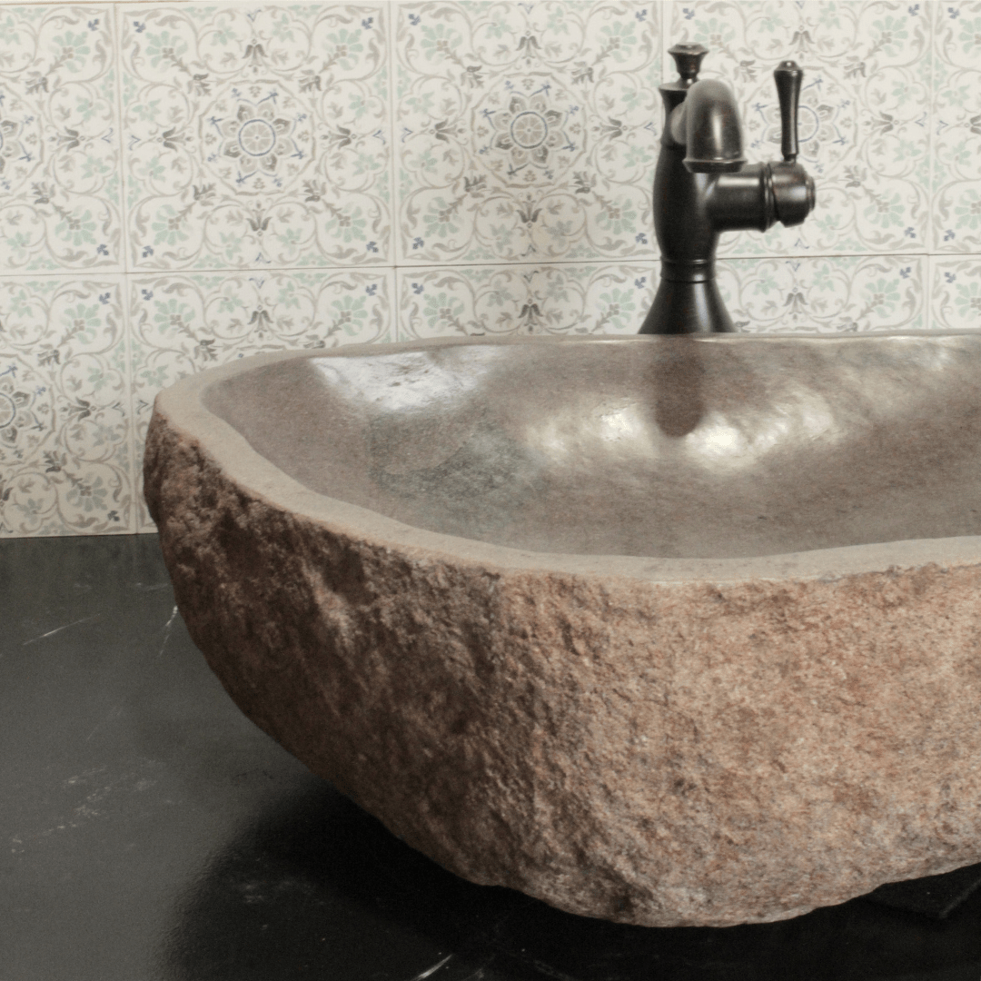 River Rock Vessel Sink - Large - Solange & Frances