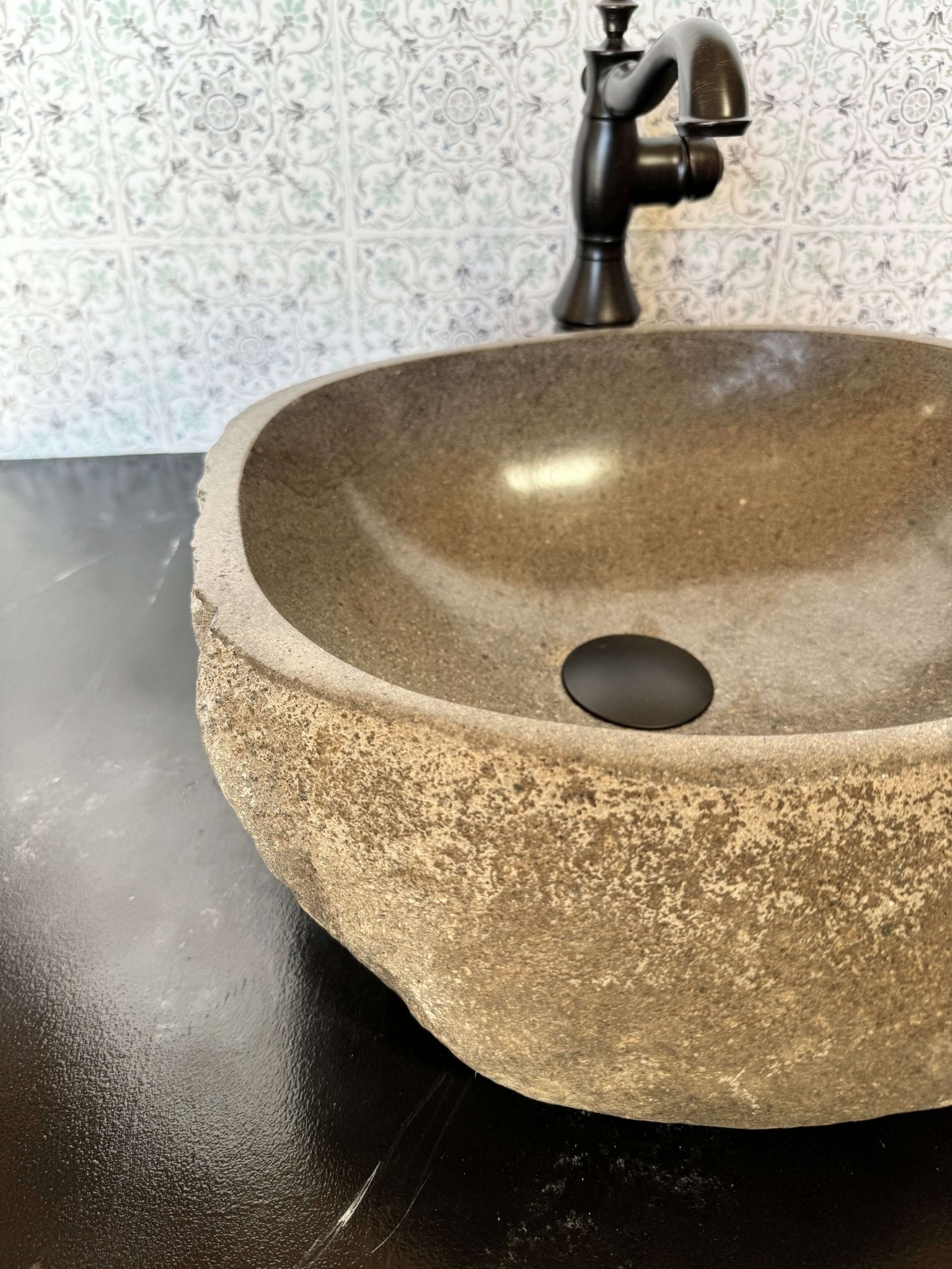 River Rock Vessel Sink - Medium - Solange & Frances