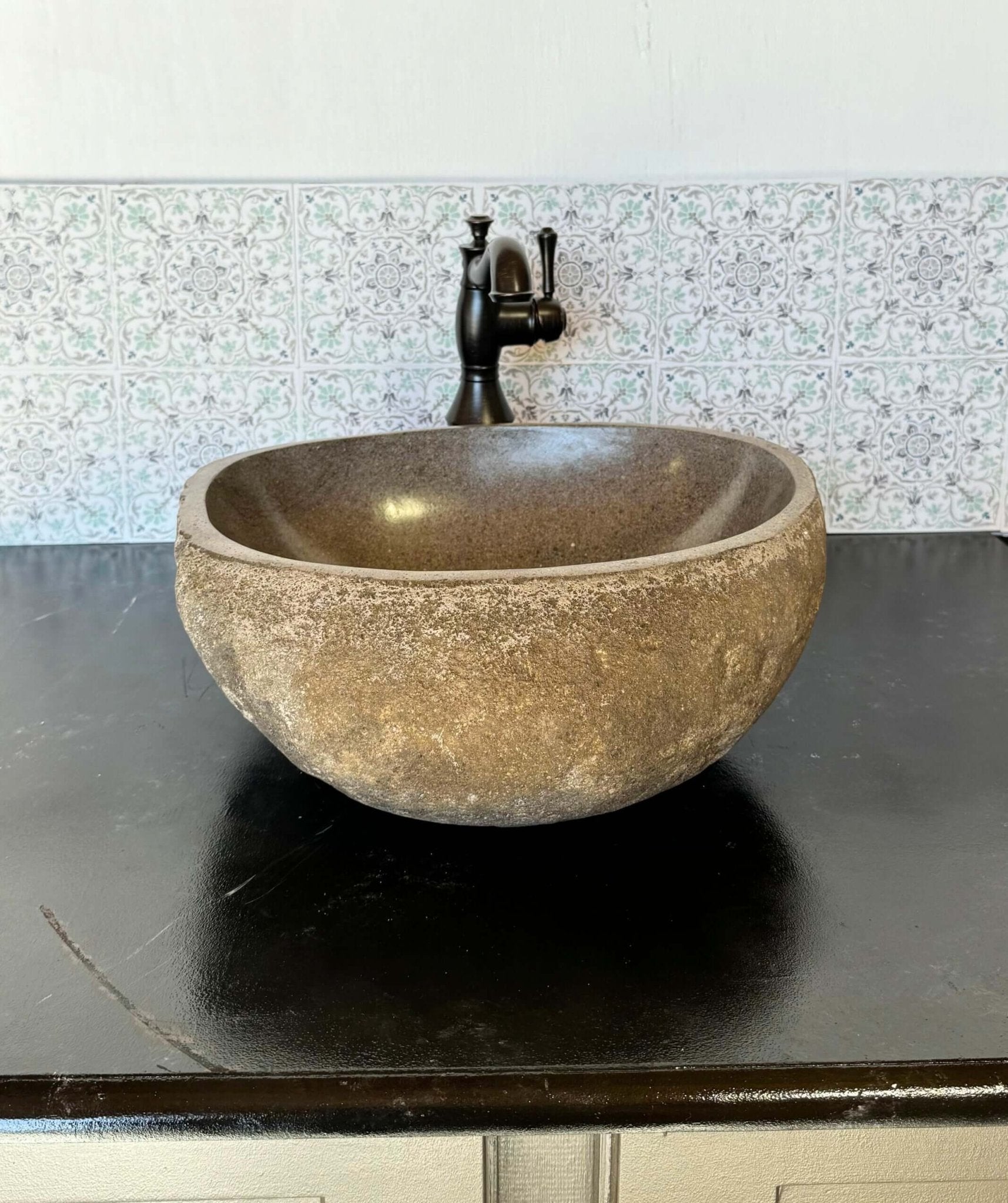 River Rock Vessel Sink - Medium - Solange & Frances