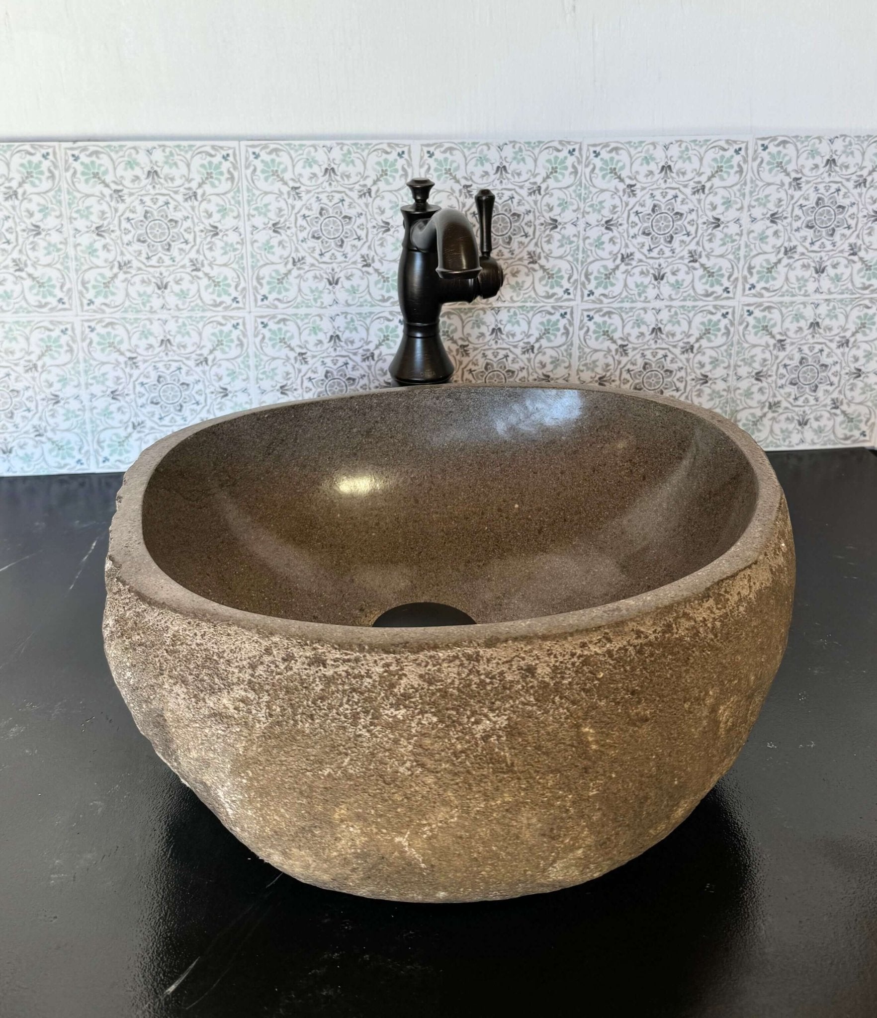 River Rock Vessel Sink - Medium - Solange & Frances
