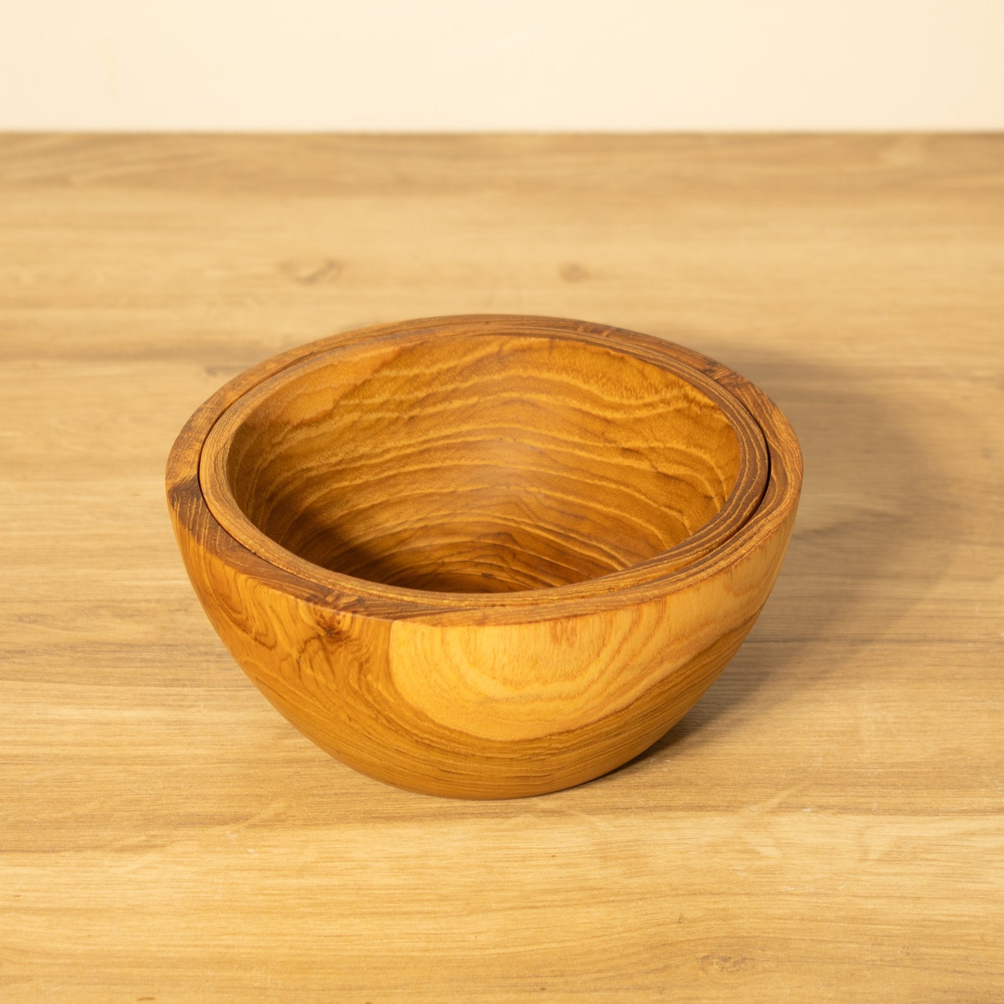 Teak Wood Bowls - Set of 2 - Solange & Frances