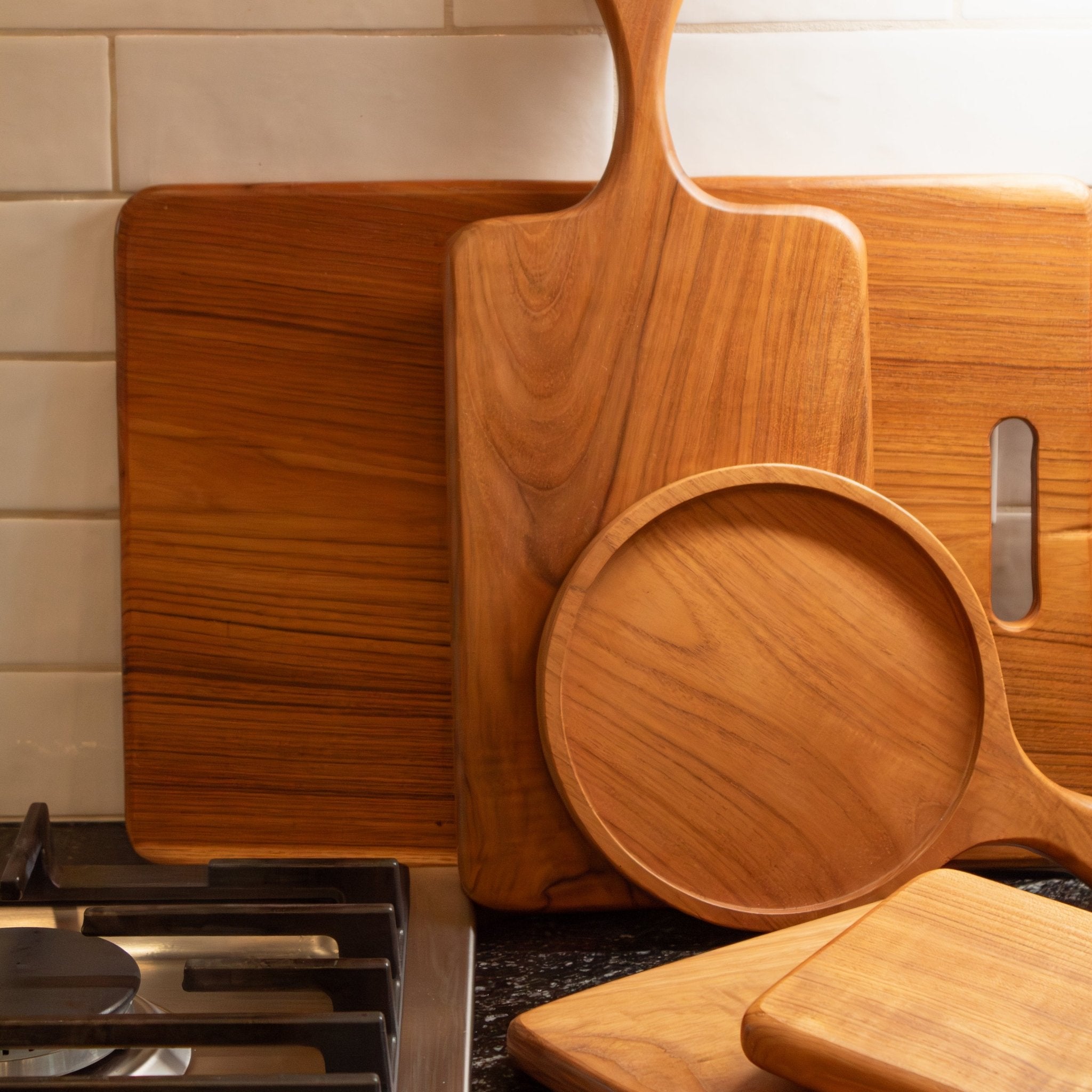 Teak Wood Charcuterie Board - Solange & Frances
