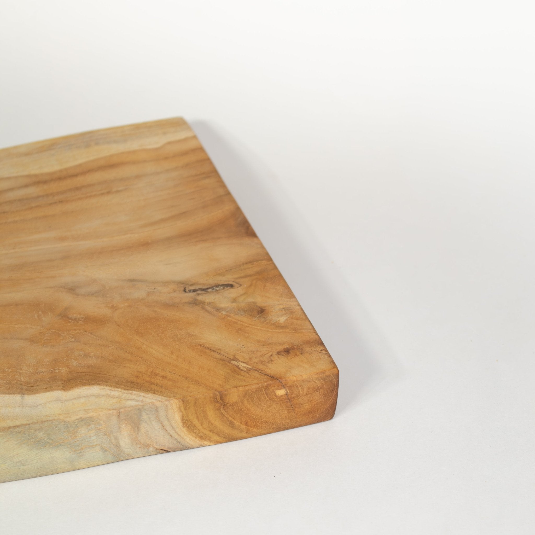 Teak Wood Live Edge Serving Tray - Solange & Frances