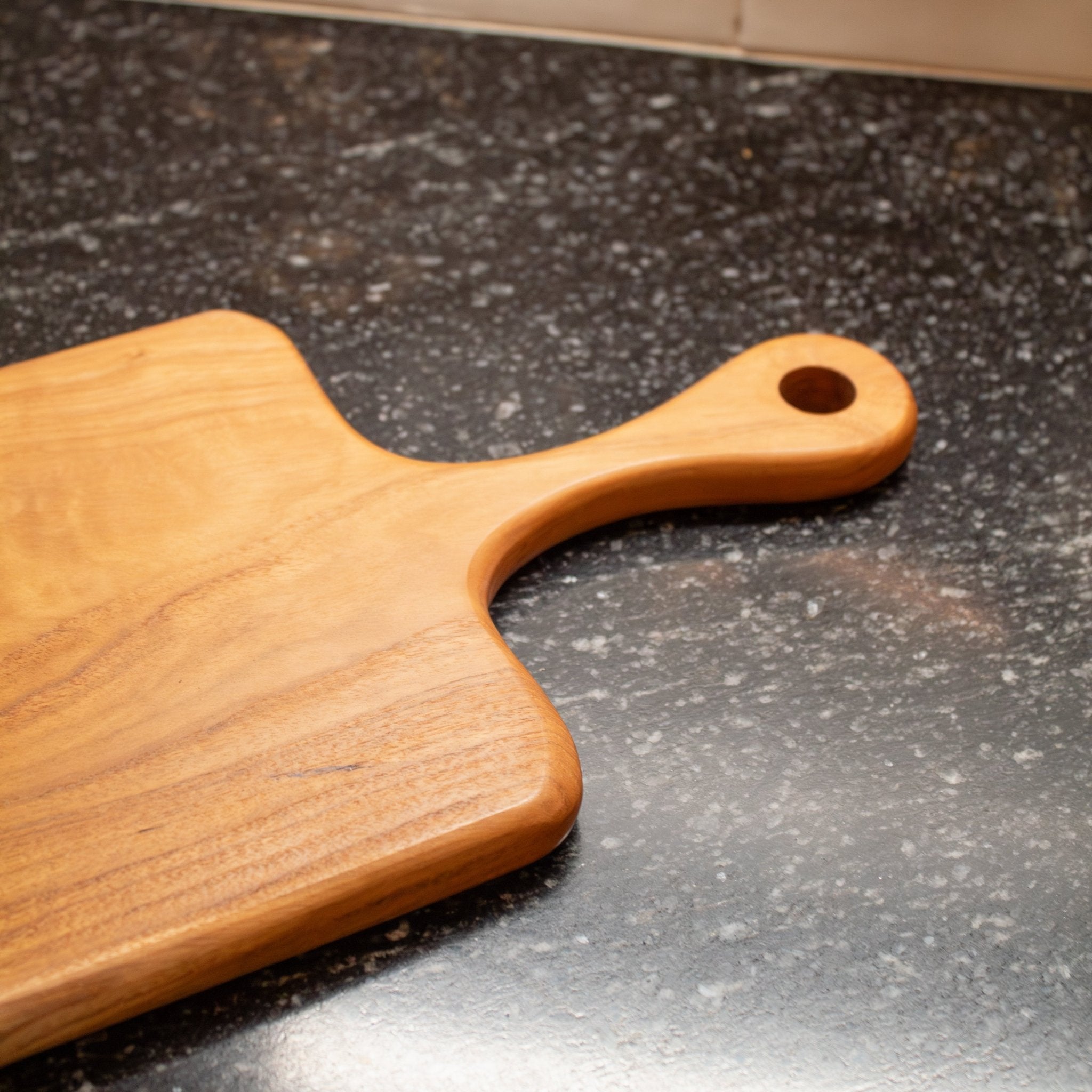 Teak Wood Square Board w/ Handle - Solange & Frances