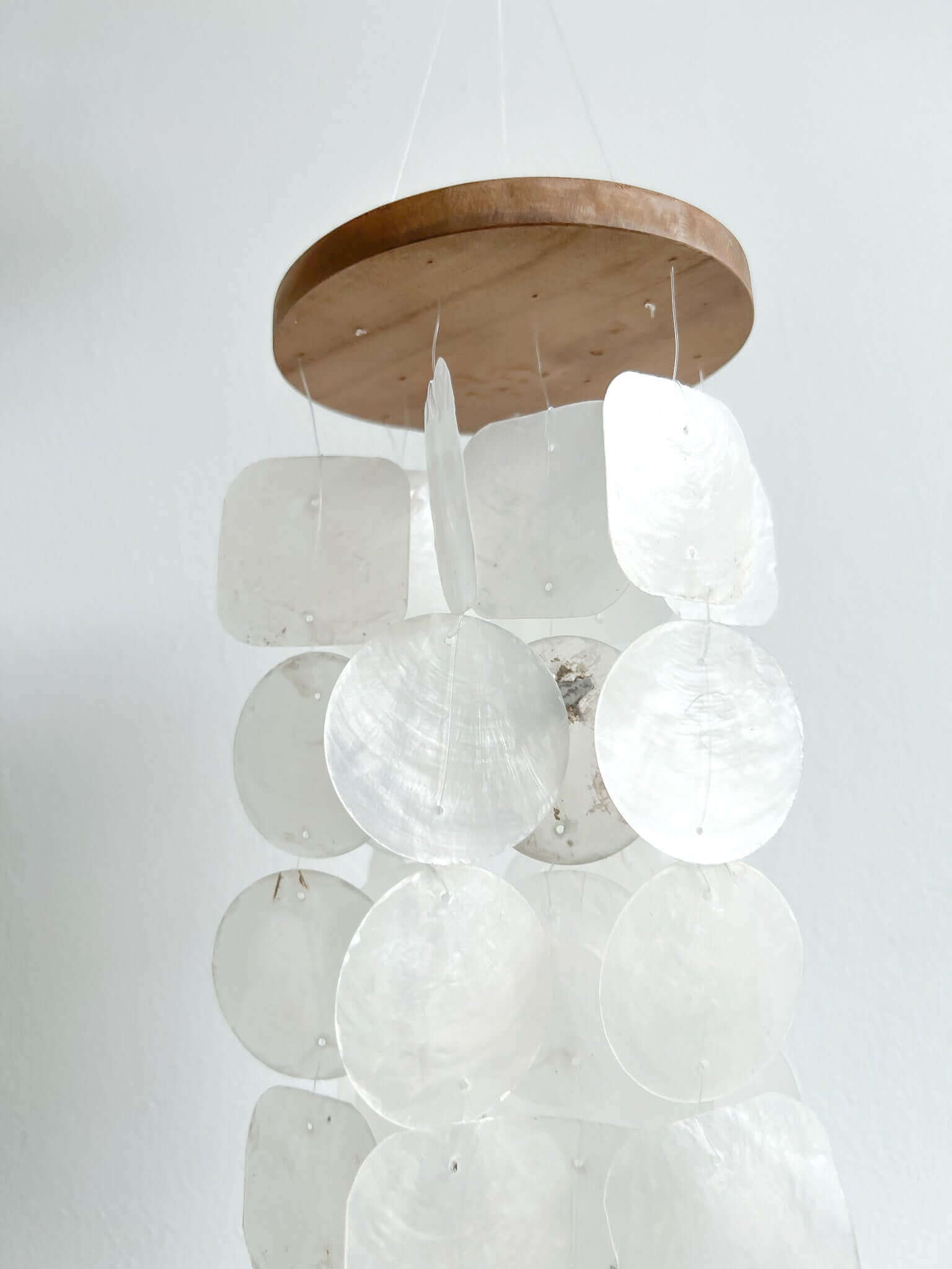 Wind Chimes for Outside - Capiz Shell - Natural - Solange & Frances