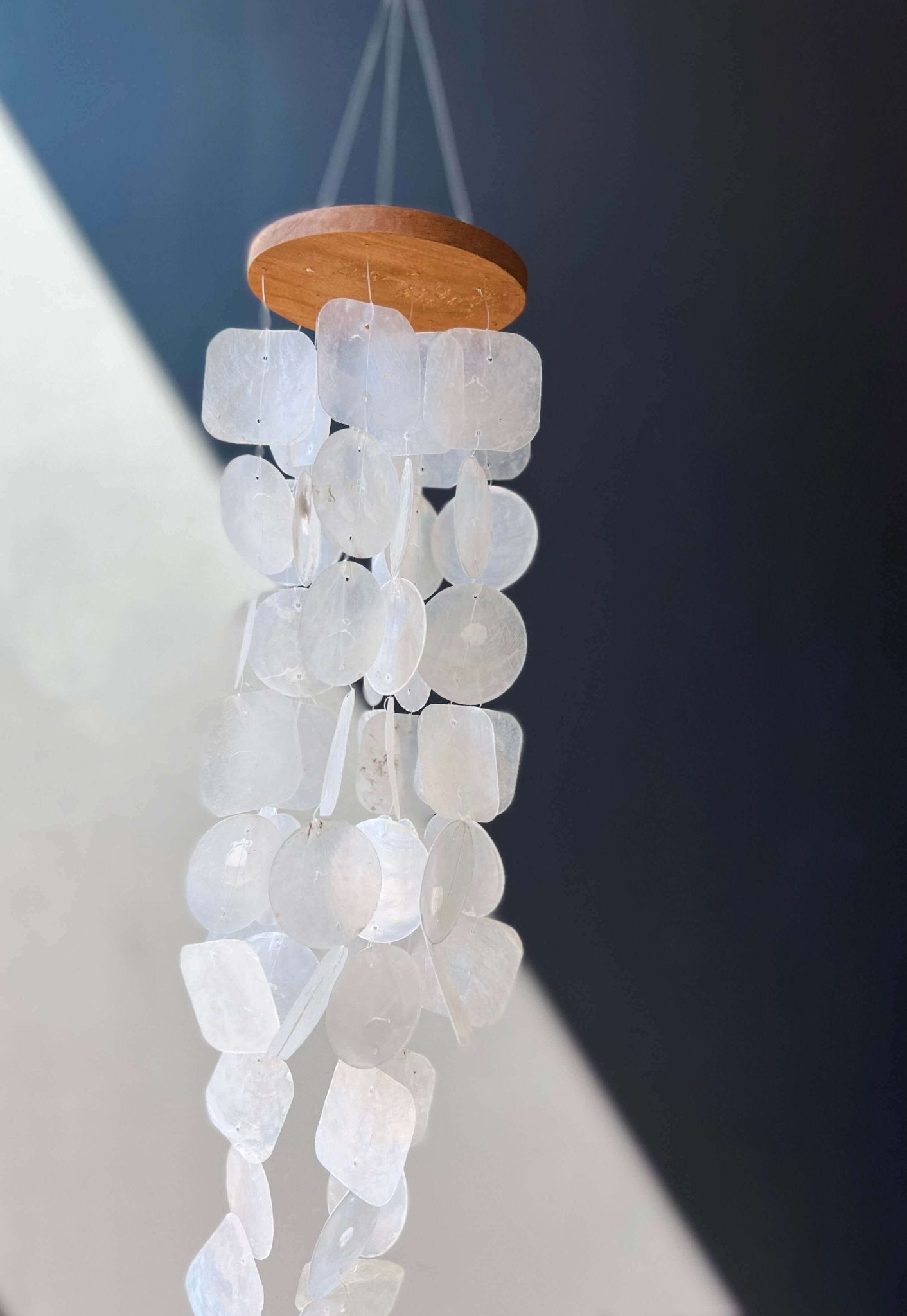 Wind Chimes for Outside - Capiz Shell - Natural - Solange & Frances