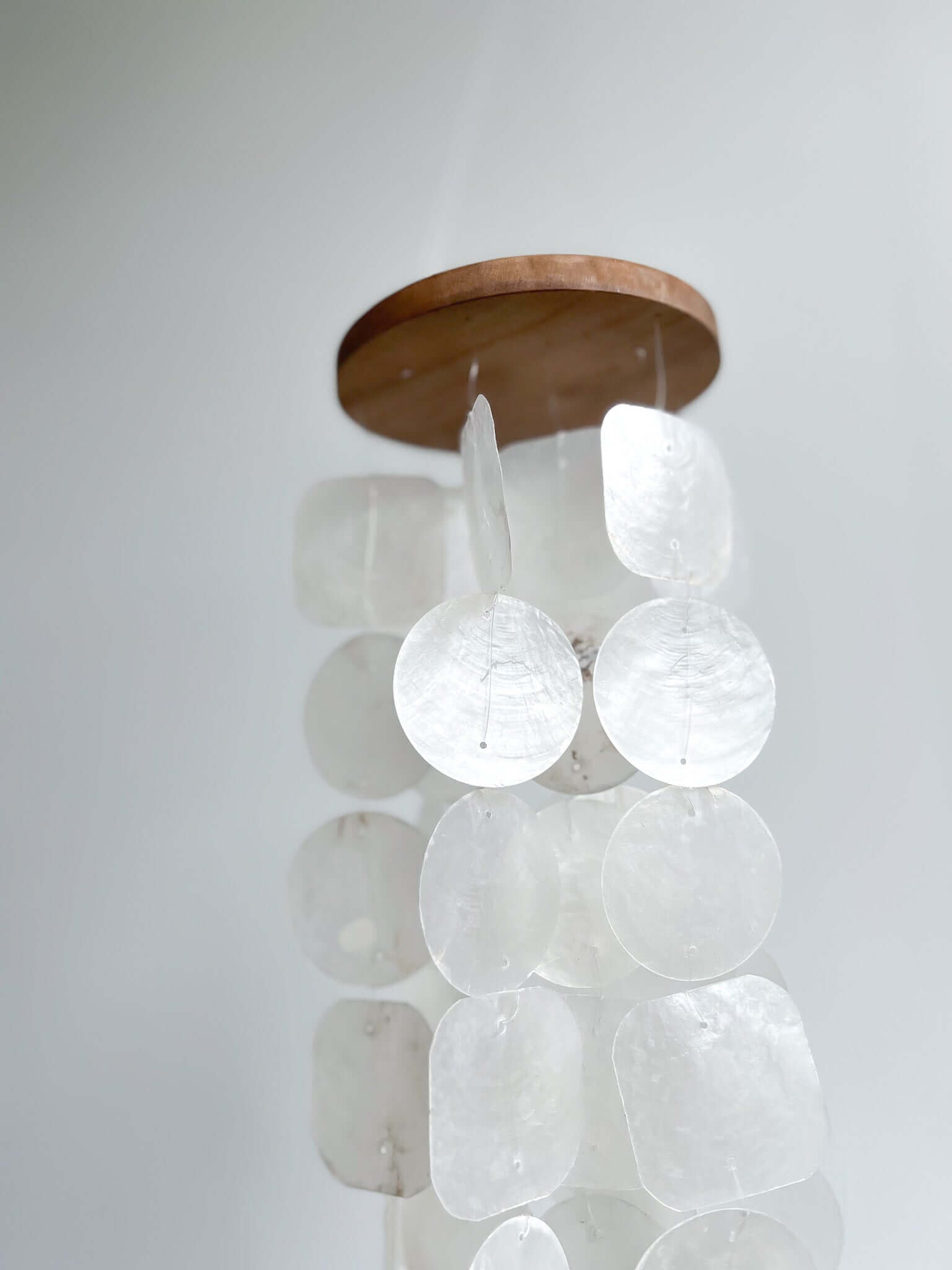 Wind Chimes for Outside - Capiz Shell - Natural - Solange & Frances