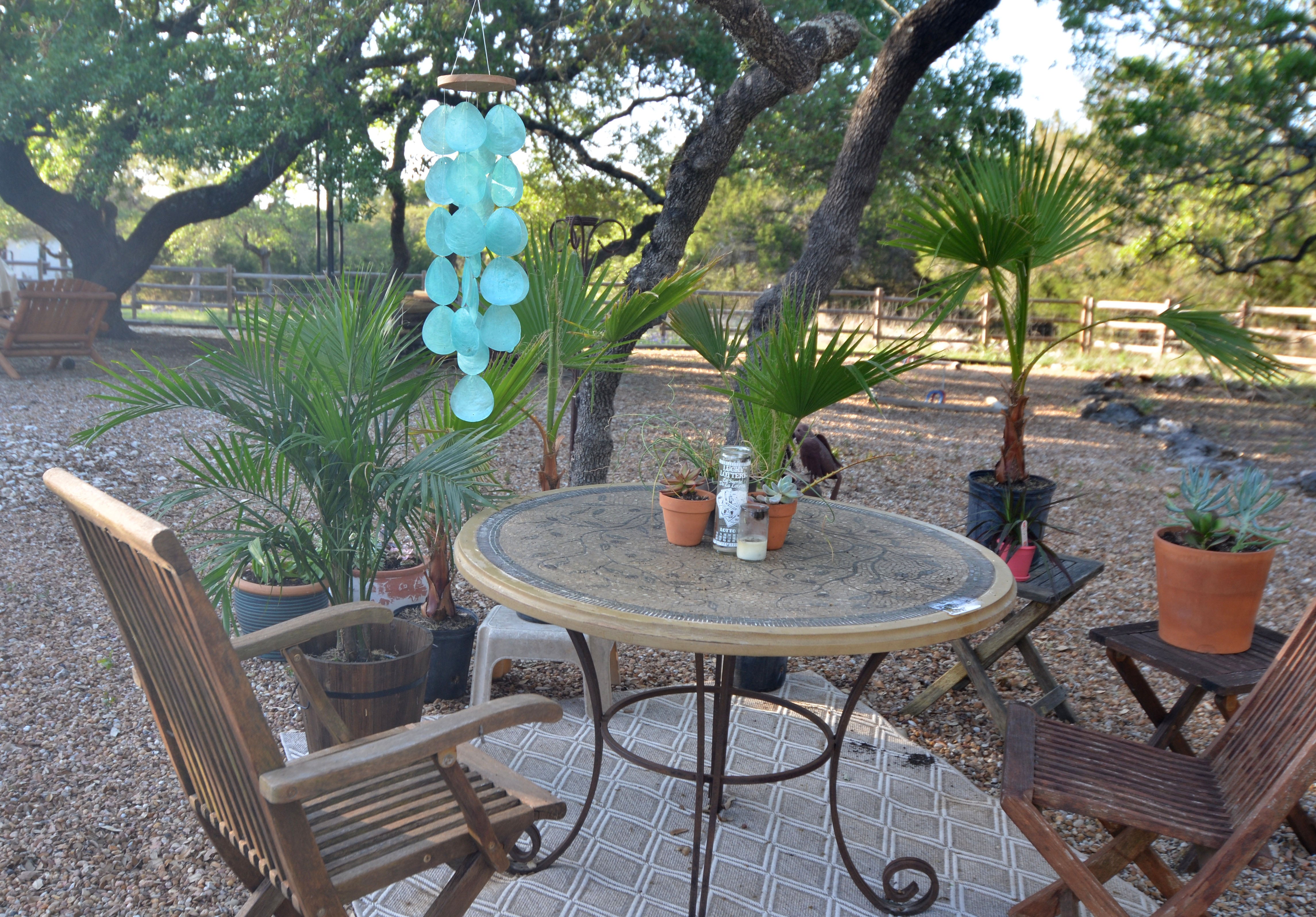 Waterdrop Capiz Shell Windchime